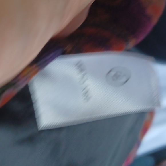 Coldwater Creek Multi Color Paisley Print Textured Lined Jacket Size S - Picture 7 of 8